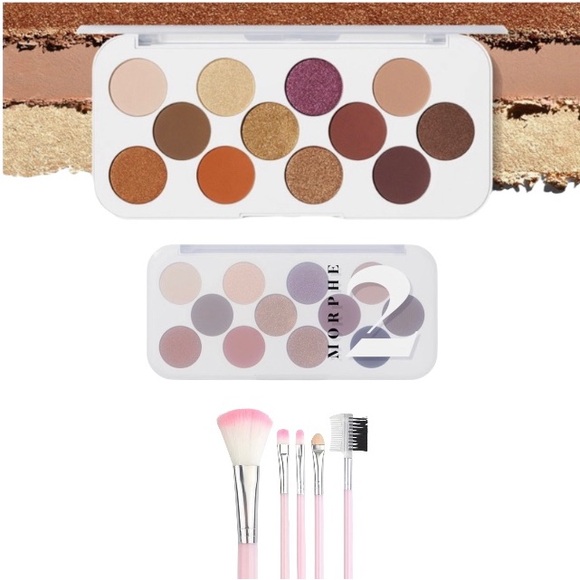 MORPHE Ready For Anything Eyeshadow Palette w/5 piece brush set 🆕 - Picture 12 of 15